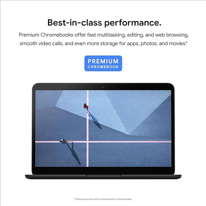 Google Pixelbook Go - Lightweight Chromebook Laptop - Up to 12 Hours Battery Life - Touch Screen - Just Black