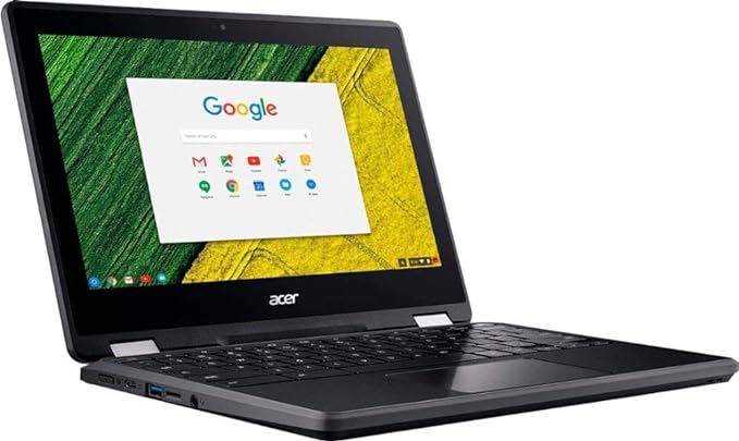 Acer | Chromebook Spin 11 R751T | 360 Touch Screen Minor Bubbles | 32GB Storage | 4GB RAM | Intel HD Graphics 500 | Intel Celeron N3350 | 11.6″ Display | Dual Camera | Playstore Supported | ChromeBook | Updates till 2027