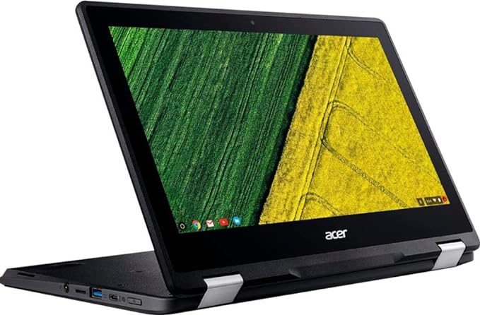 Acer | Chromebook Spin 11 R751T | 360 Touch Screen Minor Bubbles | 32GB Storage | 4GB RAM | Intel HD Graphics 500 | Intel Celeron N3350 | 11.6″ Display | Dual Camera | Playstore Supported | ChromeBook | Updates till 2027