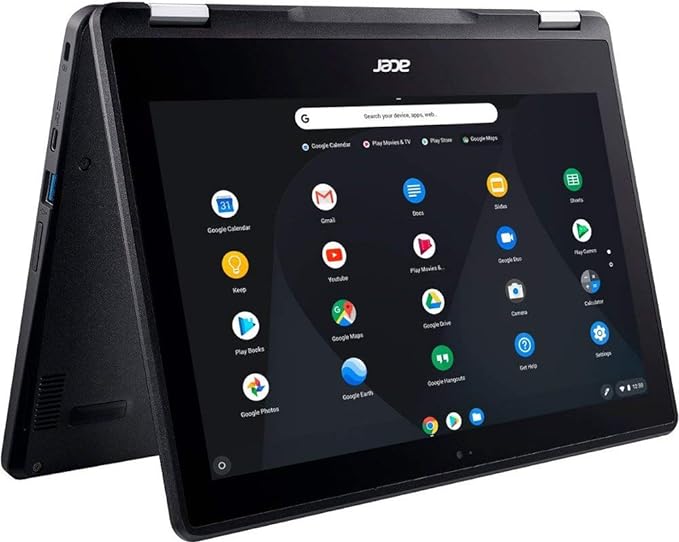 Acer | Chromebook Spin 11 R751T | 360 Touch Screen Minor Bubbles | 32GB Storage | 4GB RAM | Intel HD Graphics 500 | Intel Celeron N3350 | 11.6″ Display | Dual Camera | Playstore Supported | ChromeBook | Updates till 2027