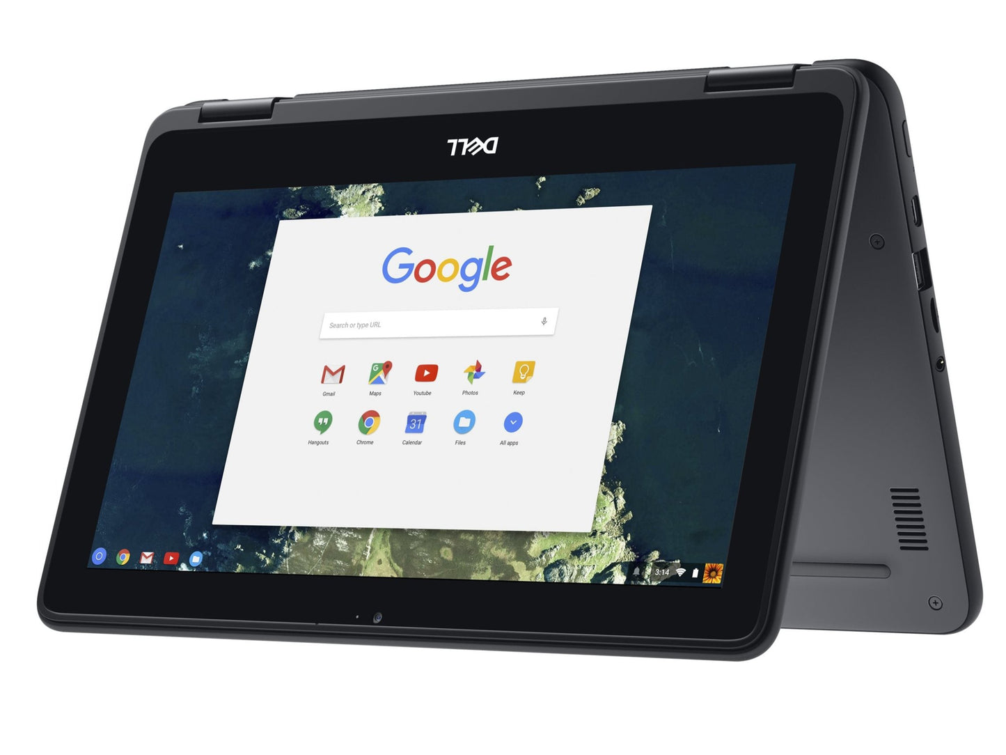 DELL Chromebook 11-3100 2 in 1  |  11.6 Inches 360 Touchscreen | Google Play Store  | Intel Celeron N3350 Processor | 32GB eMMC Storage | 4GB DDR4 | Wi-Fi Bluetooth, Chrome OS | Updates Till 2029