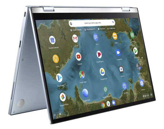ASUS Chromebook Flip C433T | Premium 14" 2-in-1 Laptop | Core m3, 8GB/64GB | Updates Till 2029
